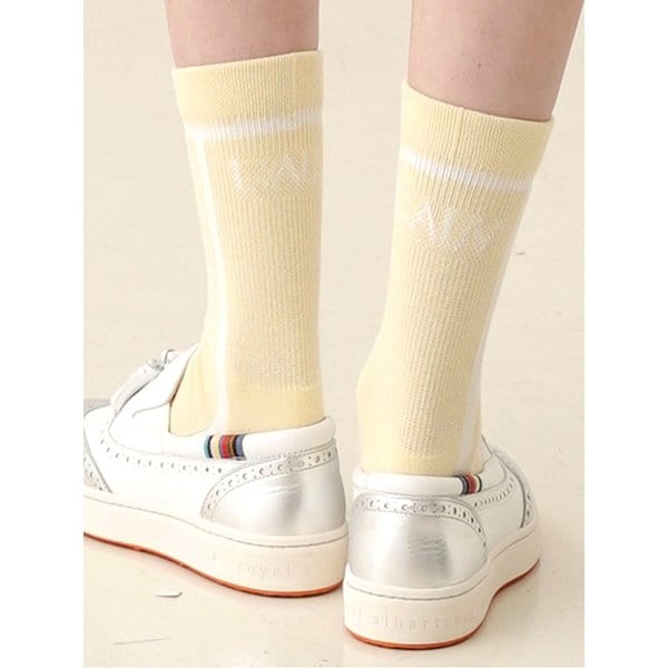 STRIPE CUSHION SOCKS_YELLOW