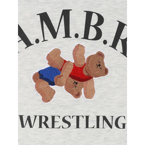 Wrestling Over fit Sweatshirt AMM1022 (oatmeal)