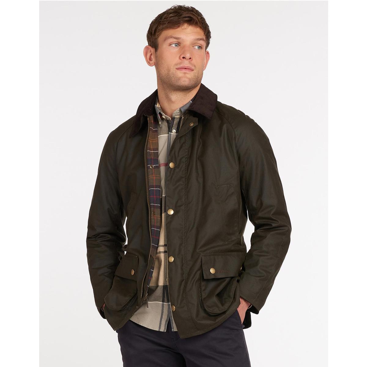 barbour ashby wax jacket mwx0339ol71