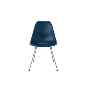 [허먼밀러 공식딜러] Eames Molded Plastic Side Chair, 4-Leg (Blue Green/Chrome)