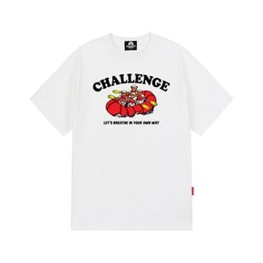 CHALLENGE BOAT BEAR GRAPHIC 티셔츠 - 화이트