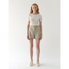 Baker short pant ( Pale khaki )