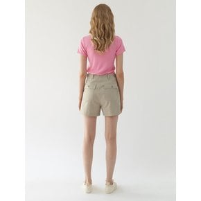 Baker short pant ( Pale khaki )