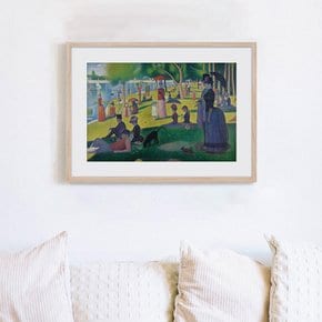 그림액자 A Sunday on La Grande Jatte 1884-1886/ 조르주 쇠라