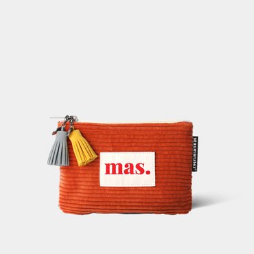 마스마룰즈 Basic pouch _ 코듀로이 오렌지