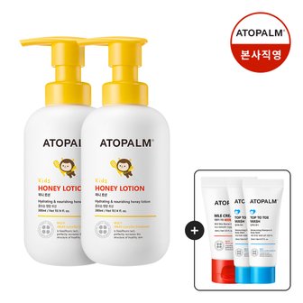 아토팜 [1+1] 키즈 허니 로션 300ml [GIFT] 샴푸20mlx2 + 마스크팩 2매