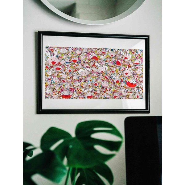 [무라카미 다카시] HustlenPunch 76.2 x 50.8 cm
