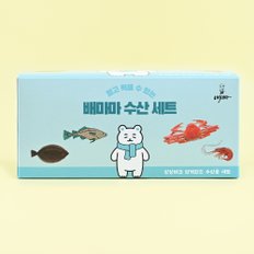 배마마 수산물 세트 생선 큐브 재료 토핑 죽