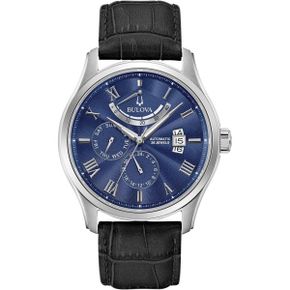 미국 부로바 시계 Bulova Mens Classic Wilton 6Hand 크로노그래프 쿼츠 Luminous Hands Texture