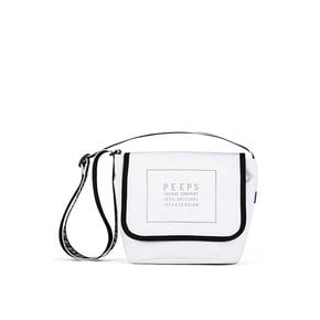 reflect light mini cross bag(white)