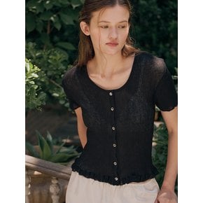 romantic frill knit 325 (black)