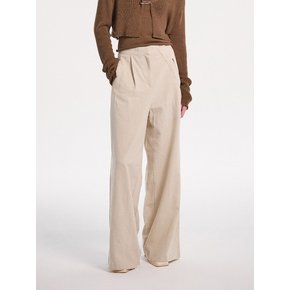 Linen Cross Pintuck Wide Pants (2color)