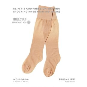 프렘라이프 슬림핏 압박 보정 니하이 스타킹 NUDE 3개입_s