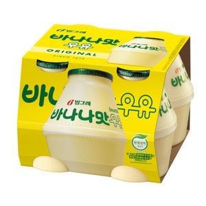 빙그레 바나나맛 우유(240ml4개) 960ml