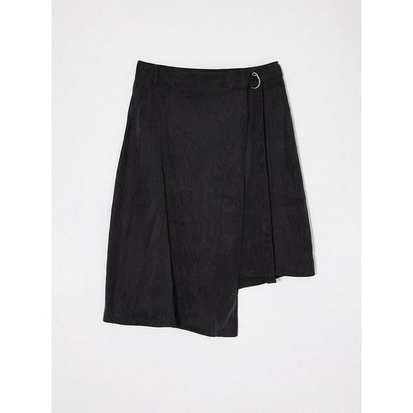 [MOUSSY] REVER WRAP SKIRT BLACK