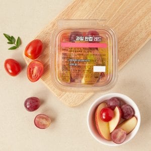  프레쉬컬렉션 과일한컵 레드 300g (사과+대추방울토마토+적포도)