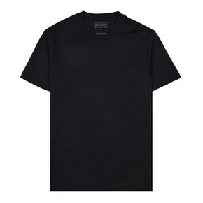 [엠포리오 아르마니] 자카드 로고 코튼 티셔츠 8N1TD2 1JGYZ 0022