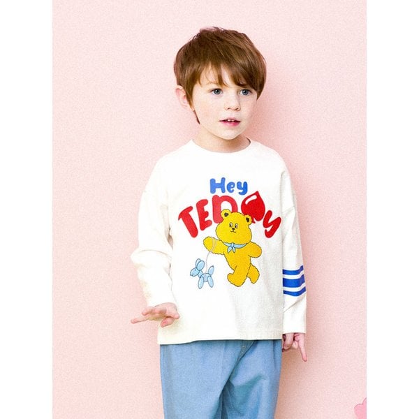 NEW헤이데이즈배색라인티셔츠