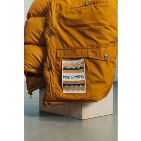 VISAL - DOWN SLEEVELESS JACKET_ORANGE_LPVA2PD42MOR10