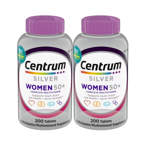 [해외직구] 센트룸 실버 50세이상 여성용 멀티비타민 200정+200정 (400정)