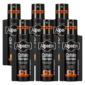 Alpecin Caffeine Shampoo 독일직구 알페신 카페인 샴푸 블랙에디션 C1 250ml 6개