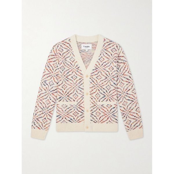 코리더 만다라 자카드 니트 피마 코튼 가디건 46376663163008713