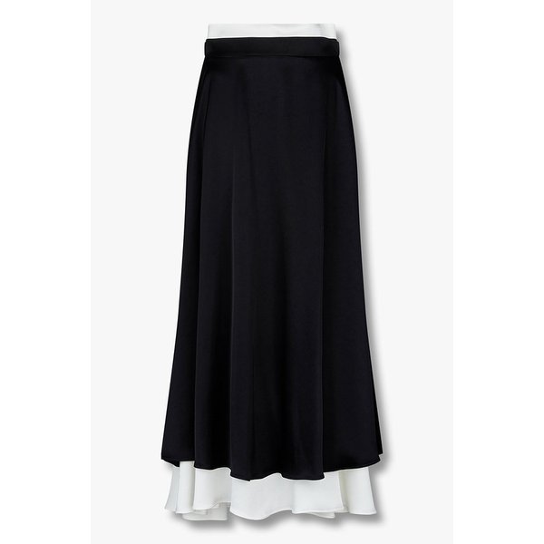 배색 레이어드 스커트 EN15111015000