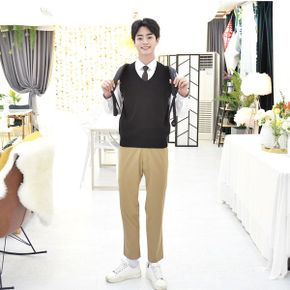 교복몰 보풀방지 블랙 교복조끼 남자 _P343223926
