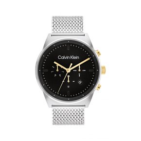 캘빈 클라인(Calvin Klein) 임프레시브 - 44MM 블랙 다이얼 SS 메쉬