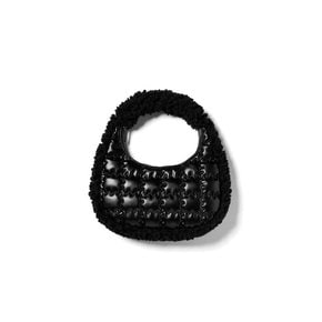 BISCUIT POODLE HOBO - BLACK