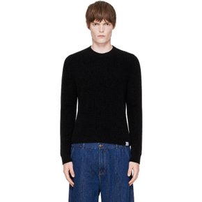메르츠 비 슈바넨 블랙 메리노 울 캐시미어 와플 스트럭처 스웨터 BLADE02.99.3 99 deep black