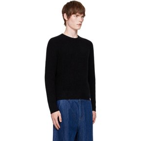 메르츠 비 슈바넨 블랙 메리노 울 캐시미어 와플 스트럭처 스웨터 BLADE02.99.3 99 deep black