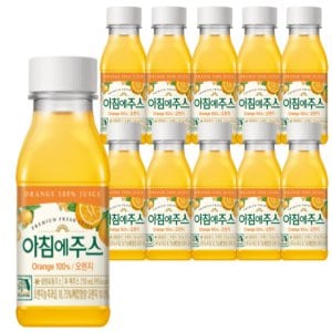  서울우유 아침에 주스 100% 오렌지 210ml x10개