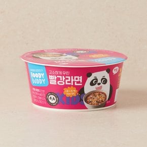 푸디버디 빨강라면 용기 84g