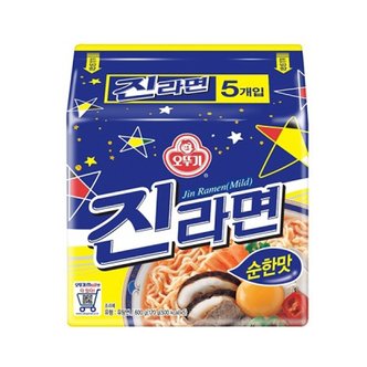 글로벌푸드 [오뚜기]진라면 순한맛 (120g X 5개)