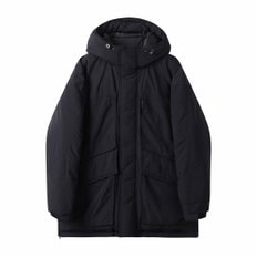 Black Oversized Fit Hood Down Parka _CWUAW24885BKX