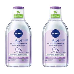 [해외직구] 독일직구 Nivea 니베아 미셀에어 5IN1 미셀라 워터 센시티브 400ml 2팩