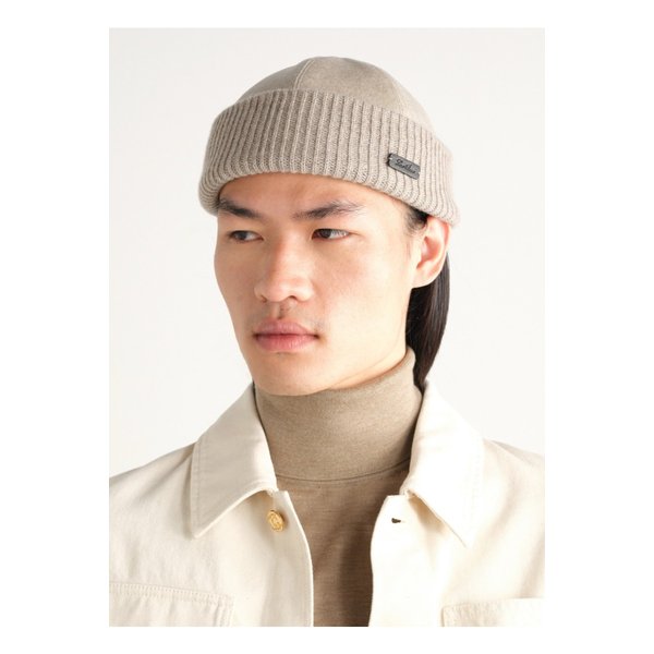 로고 아플리케 스톰 시스템 캐시미어 비니 46376663162894622