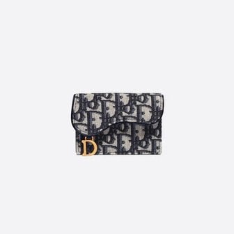 DIOR 백화점AS가능 디올 오블리크 새들 카드지갑 S5611CTZQ 6807947334462852