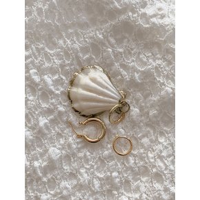 베이직 후프 이어링 세트_02 Basic Hoop Earrings set_02 (3 set)