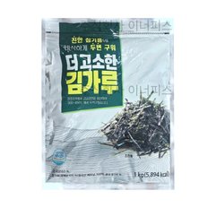 진한 참기름에 바삭하게 두번 구워 더 고소한 김가루 1000g