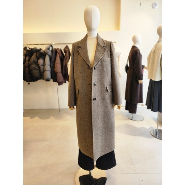 [여주점] [JJ 지고트] 여성 울 헤링본 테일러드 코트 GRBA0CTJ21