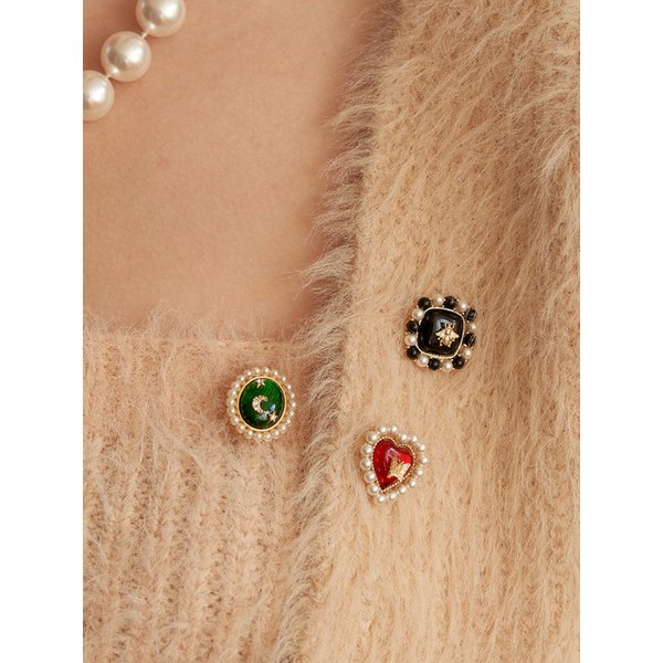 Checkmate Pearl Brooch_BCH0096