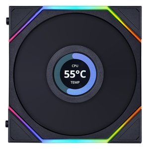 엠지솔루션 리안리 UNI FAN TL LCD 120 리버스 (BLACK)