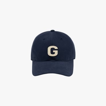 골스튜디오 G LOGO PEACHSKIN CAP-NAVY