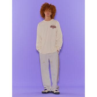 샌드사운드 Graphic Point Long Sleeve TShirt  Ivory (MS4341A200)