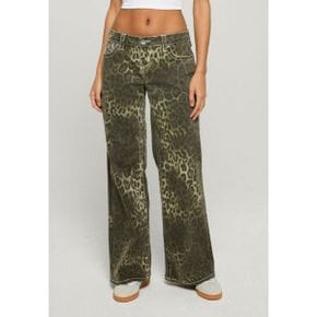 True Religion 트루 리라이전 보비 로우 라이즈 - 와이드 레그 초록색 7514207