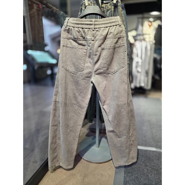 [시흥점] 코튼절개 세미와이드 데님팬츠(그레이)/JGZZ80830GY
