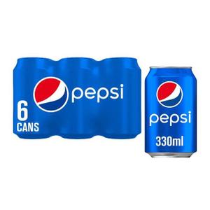  [해외직구] Pepsi 펩시 콜라 맛 탄산 음료 330ml 6입