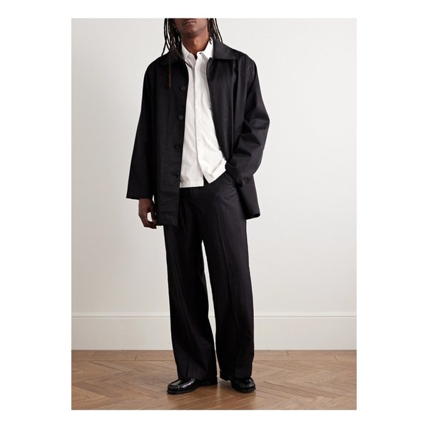 클린 피니시 슬림핏 코튼 저지 셔츠 화이트 45666037505179990